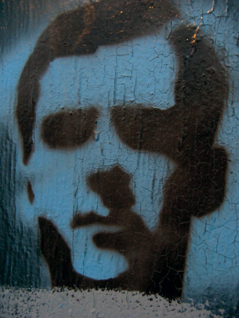 Stencil of Lee Harvey Oswald