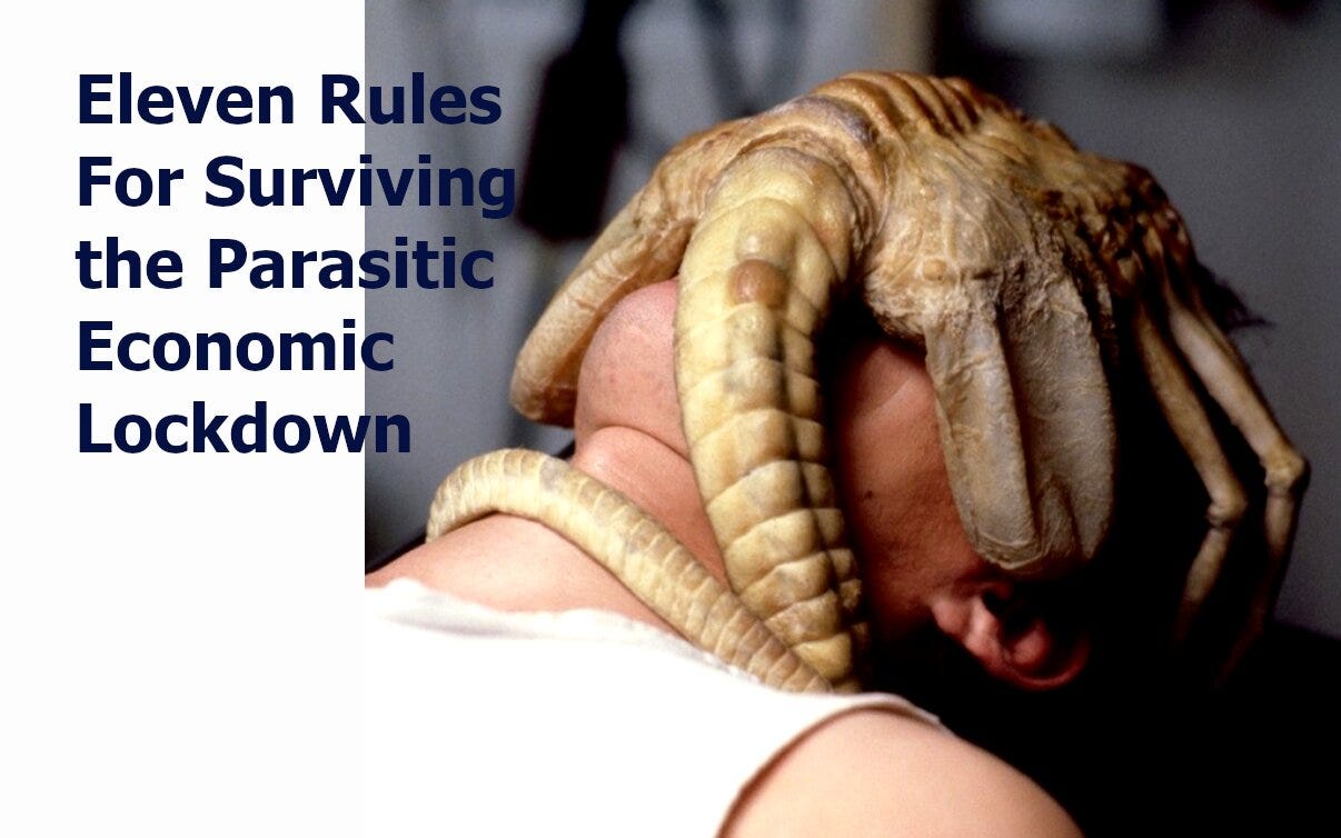 eleven rules for surviving economic lockdown