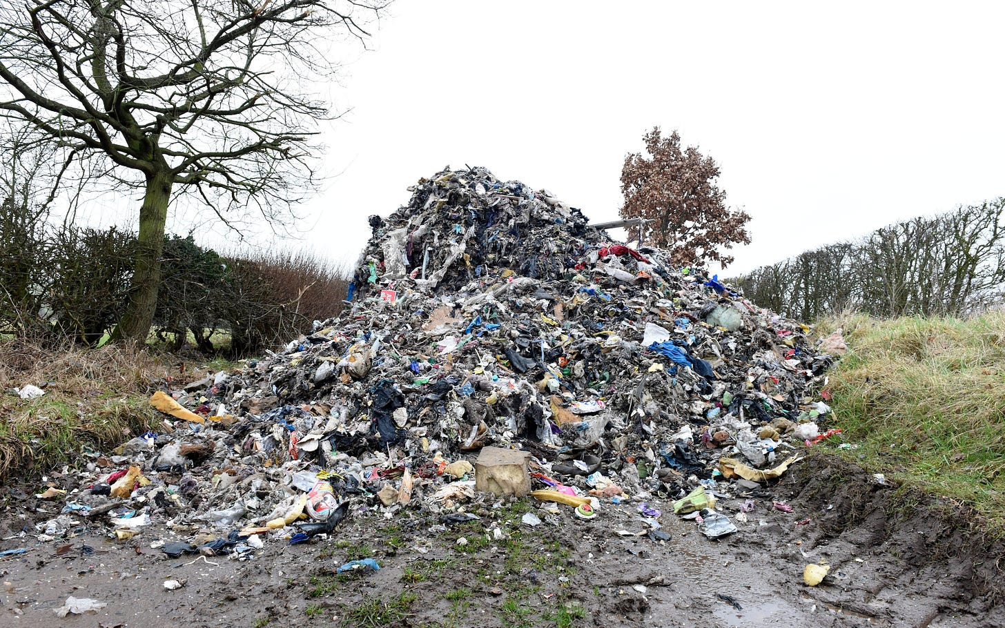 Is this huge pile of rubbish the biggest load of fly-tipped garbage ever?