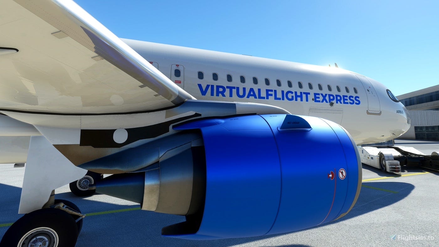 Airbus A320Neo - VirtualFlight Express Livery Pack Microsoft Flight Simulator