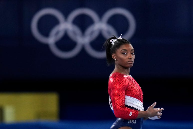 Simone Biles withdraws from more Olympics event finals | Mental Health News  | Al Jazeera