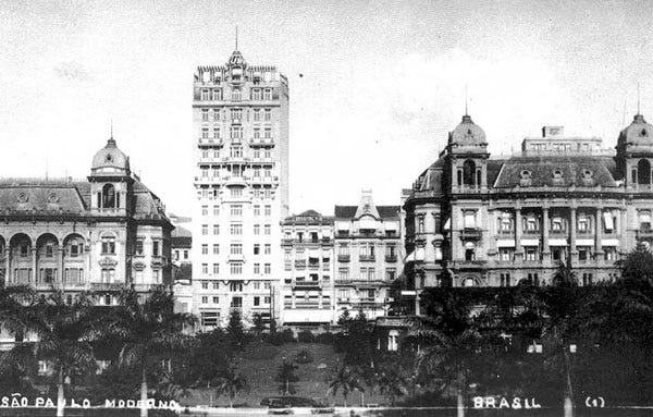 sao paulo skyline - Edifício Sampaio Moreira, o primeiro arranha-céu de São Paulo!