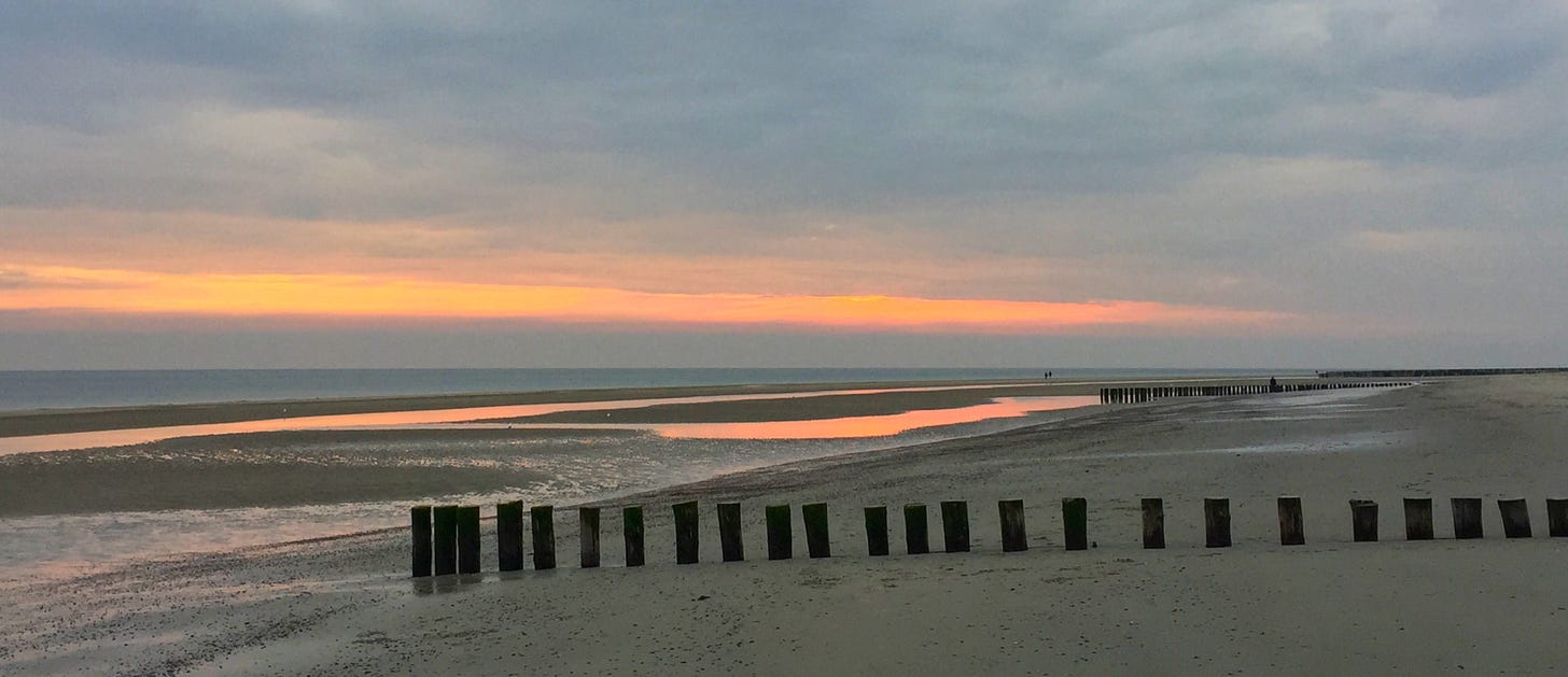 sunset in Zeeland, photo by Alexander Verbeek for The Planet newsletter