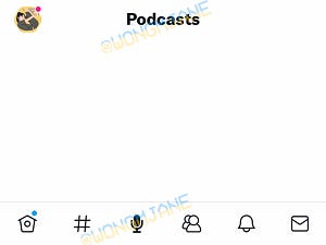 podcasts do Twitter