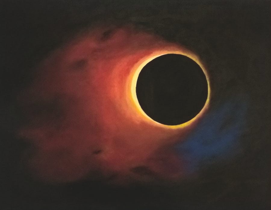 Solar Eclipse Painting by Eseret Art