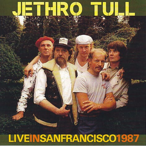 Jethro Tull – Live In San Francisco 1987 (2Pro-CDR) Highland  Project.HLP-152A/B – DiscJapan