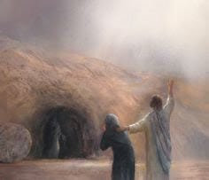 Jesus raises Lazarus from the dead