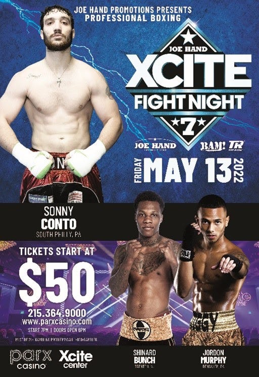 Philadelphia's top up-and-coming fighters to battle in the ring on May 13
