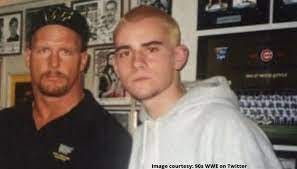 Throwback To A Young CM Punk Meeting And Posing With Stone Cold Steve Austin