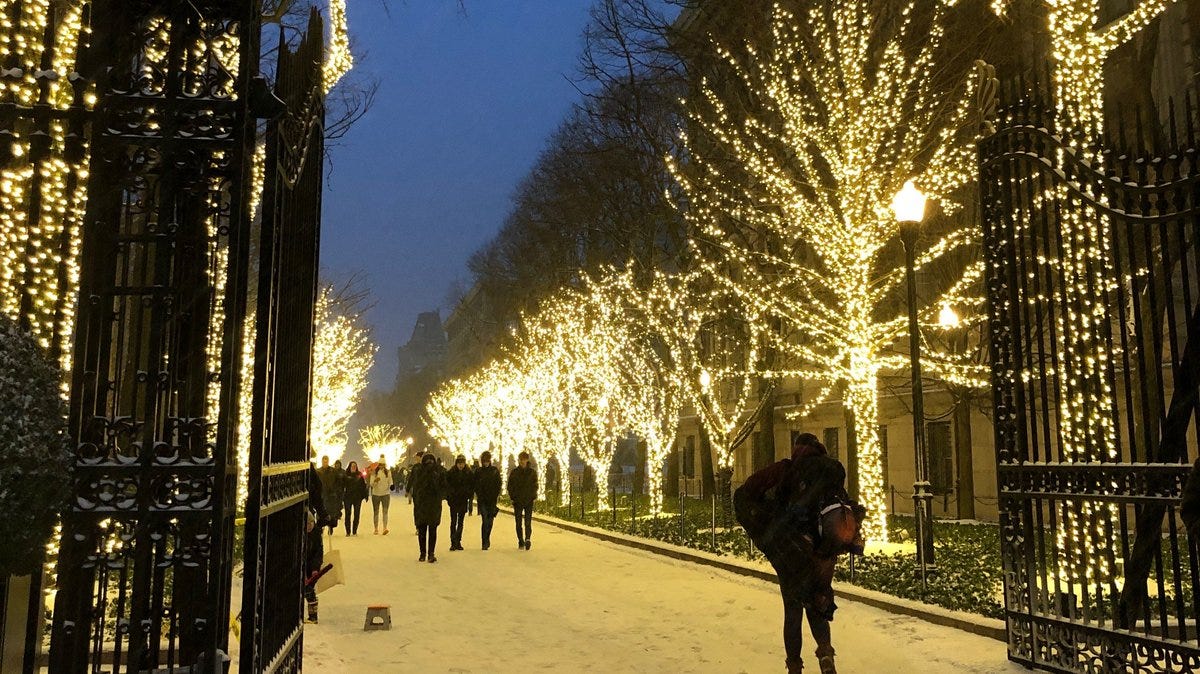 Columbia College on Twitter: "#TBT to last weekend's snowy College Walk. 😍  Photo: Cindy Kong https://t.co/JLxX0bkVkb" / Twitter