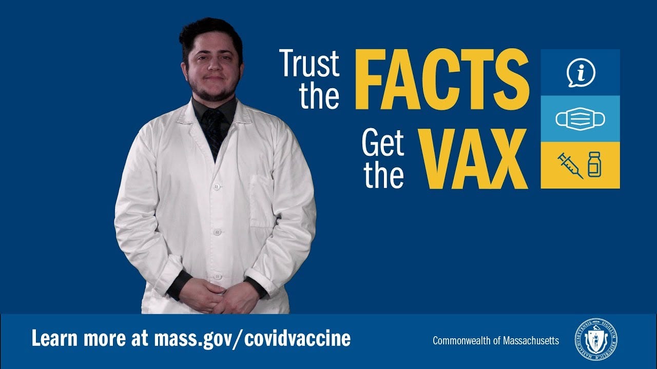 Trust the Facts, Get the Vax campaign materials for general audience | Mass. gov