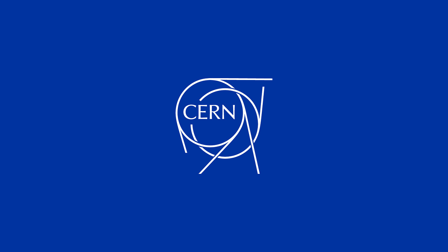 CERN logo on the screen | CERN Design Guidelines