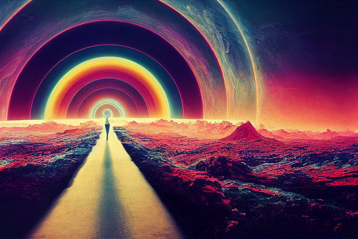 journey into the unknown psychedelic style