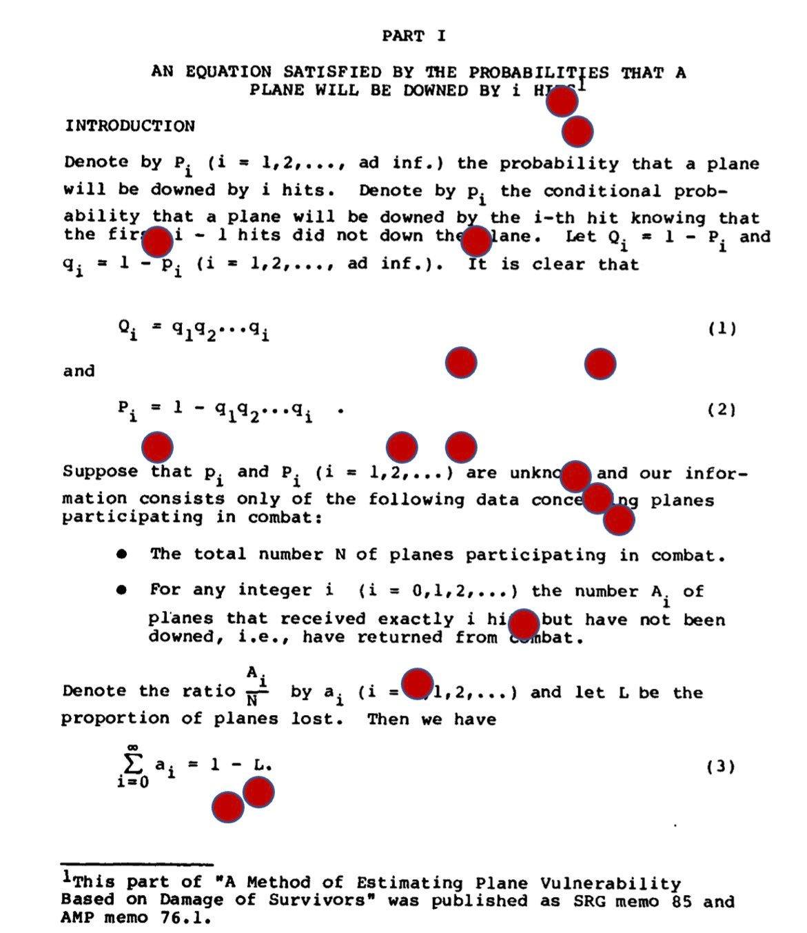 aviation - Does the survivorship bias airplane diagram come from