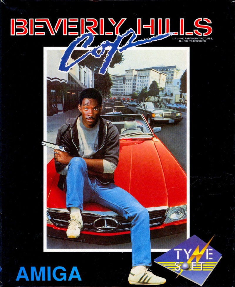 Beverly Hills Cop Amiga Front Cover