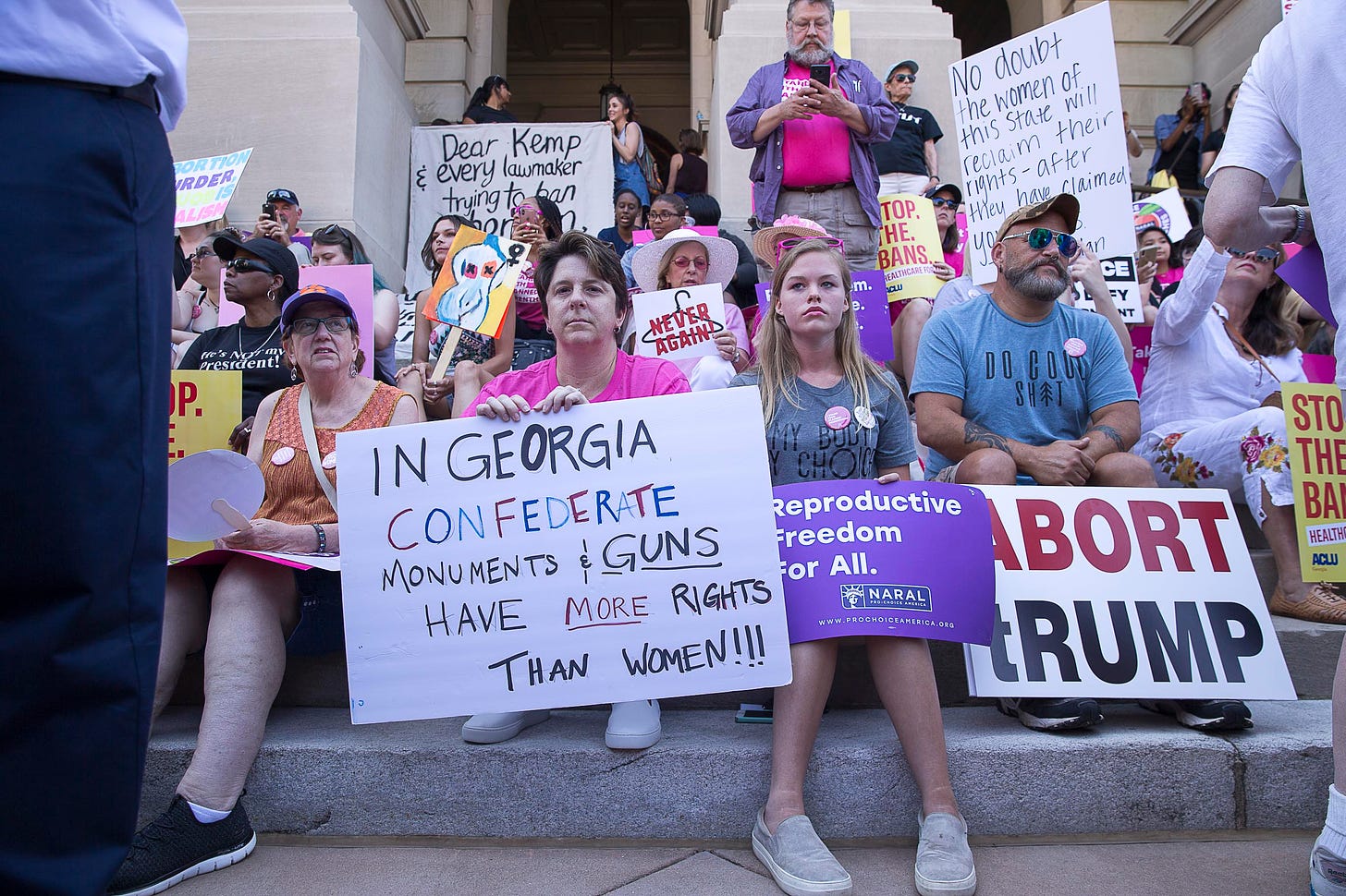 Abortion rights advocates rally at Georgia Capitol