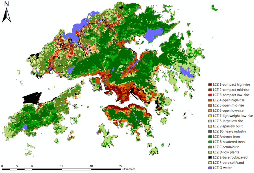 LCZ Map of Hong Kong Generated by GIS-based Method | Download Scientific  Diagram