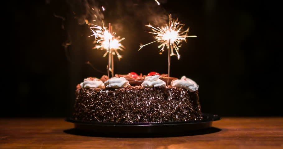 chocolate cake candles celebrate birthday Stock Footage Video (100%  Royalty-free) 12761042 | Shutterstock