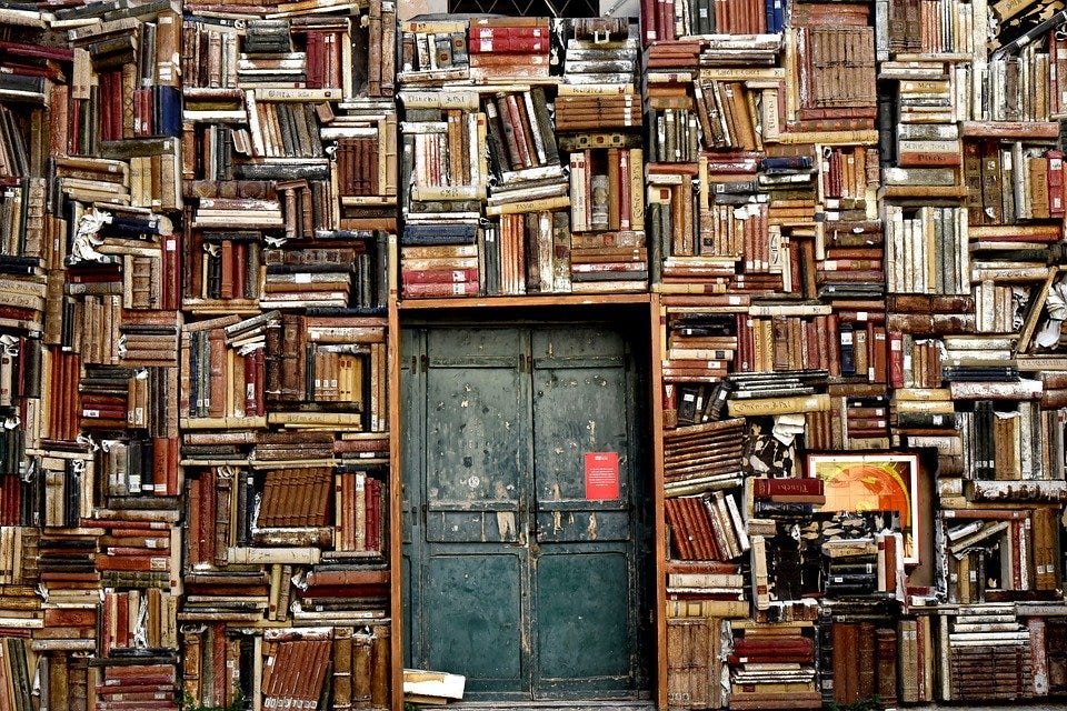 Books, Door, Entrance, Culture, Library, Knowledge