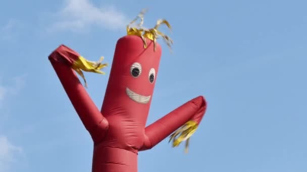 4K Red Wacky Waving Inflatable Arm Flailing Tube Man ⬇ Video by © ODesigns  Stock Footage #75379343