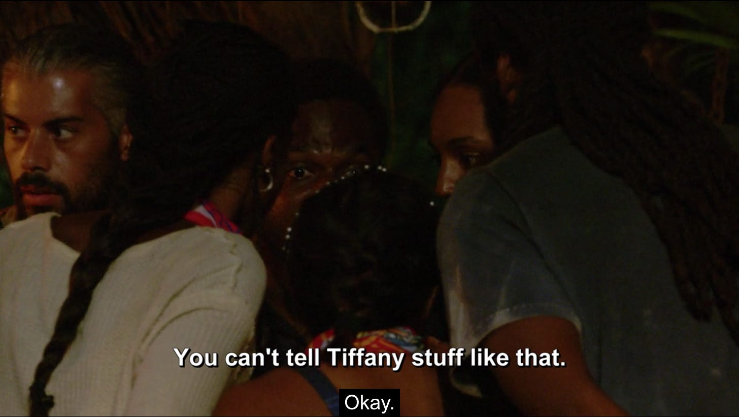 Deshawn is scared of Tiffany