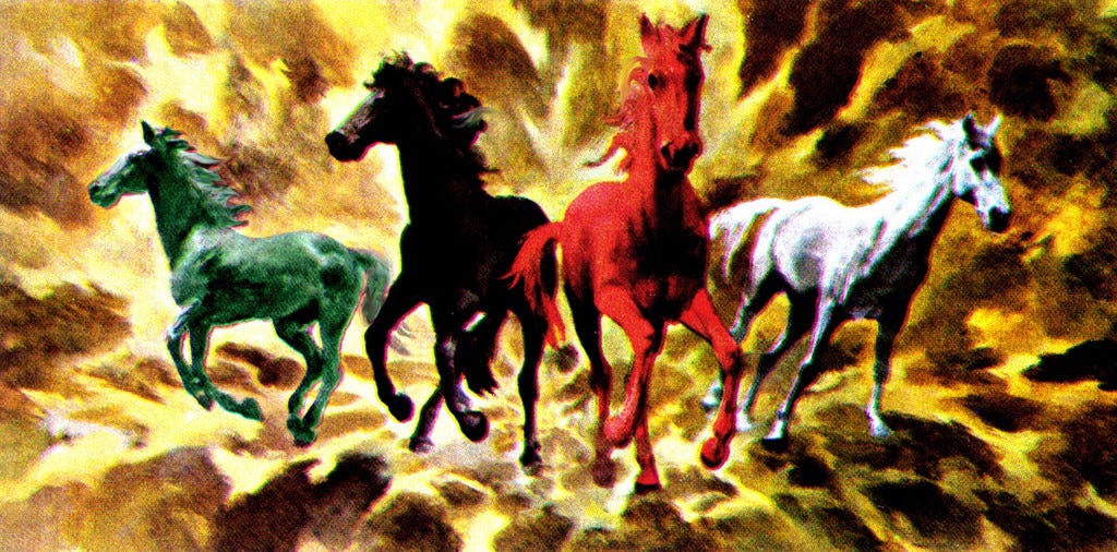 Revelations Four Horses of the Apocalypse - Esoteric Meanings