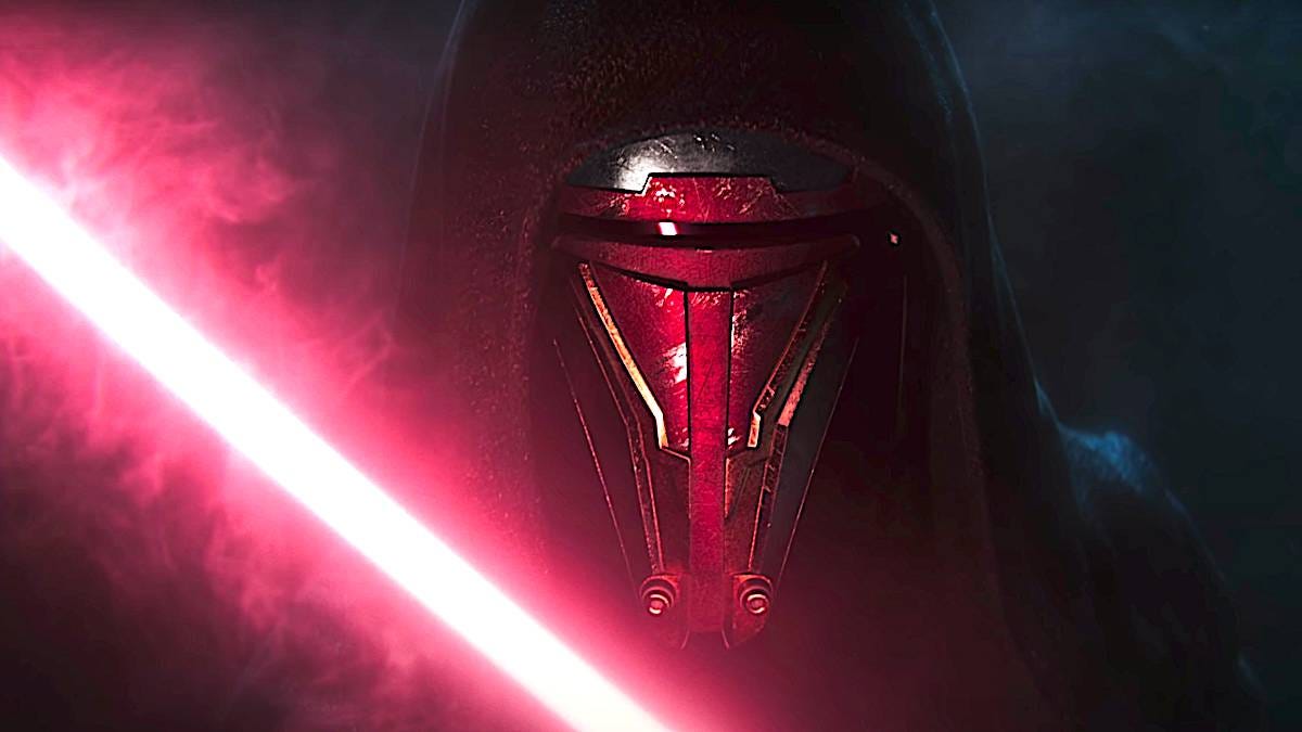 Star Wars Knights of the Old Republic remake sith lord with red lightsaber