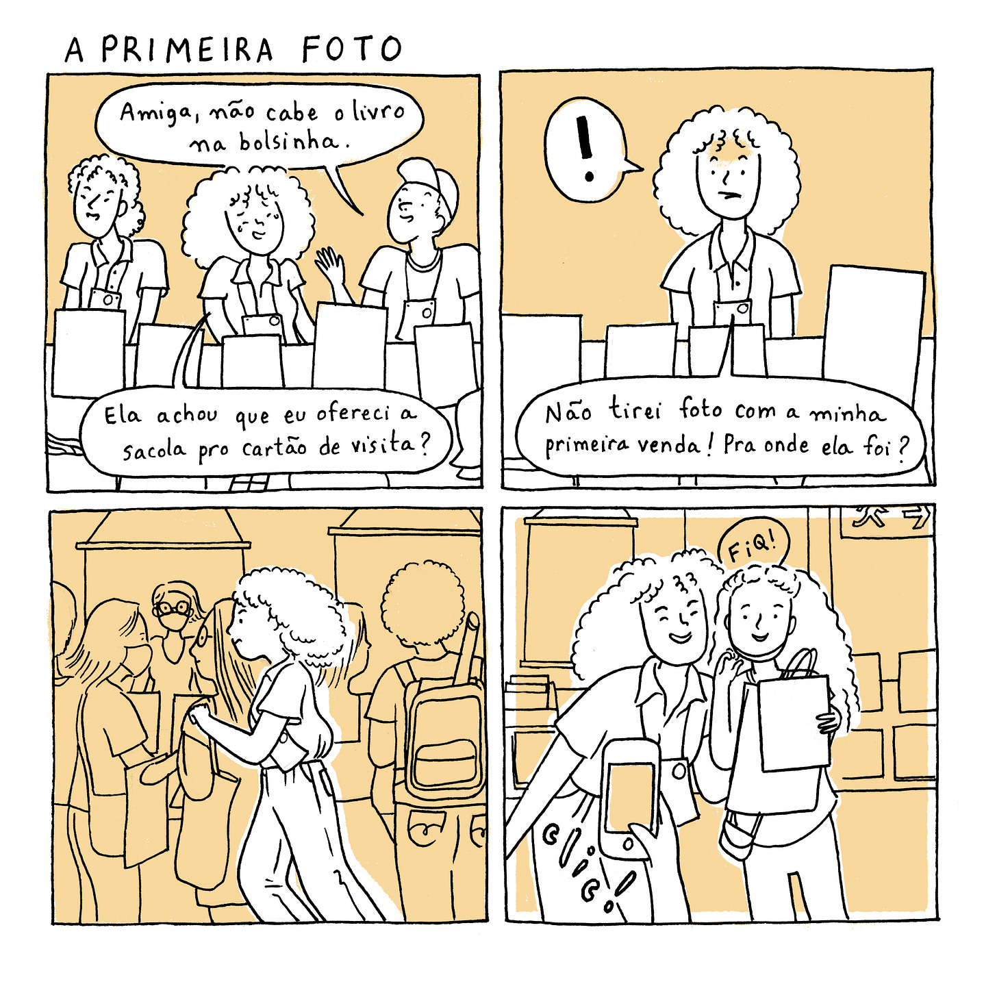 Hourly Comic Day! - by Janaína Esmeraldo - Cabelo-nuvem