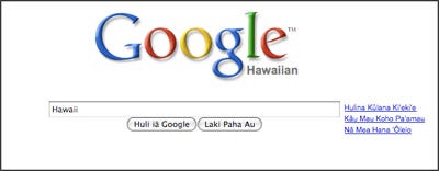 Google Hawaiian