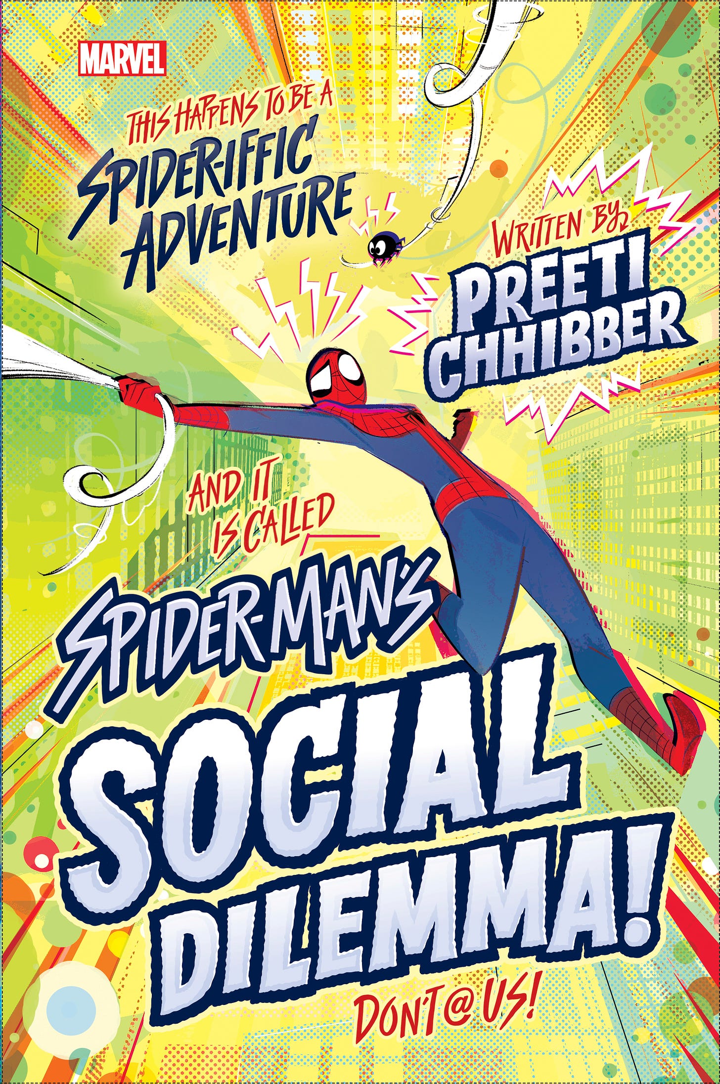 The cover for Spider-Man's Social Dilemma, the first book in my Spider-Man trilogy
