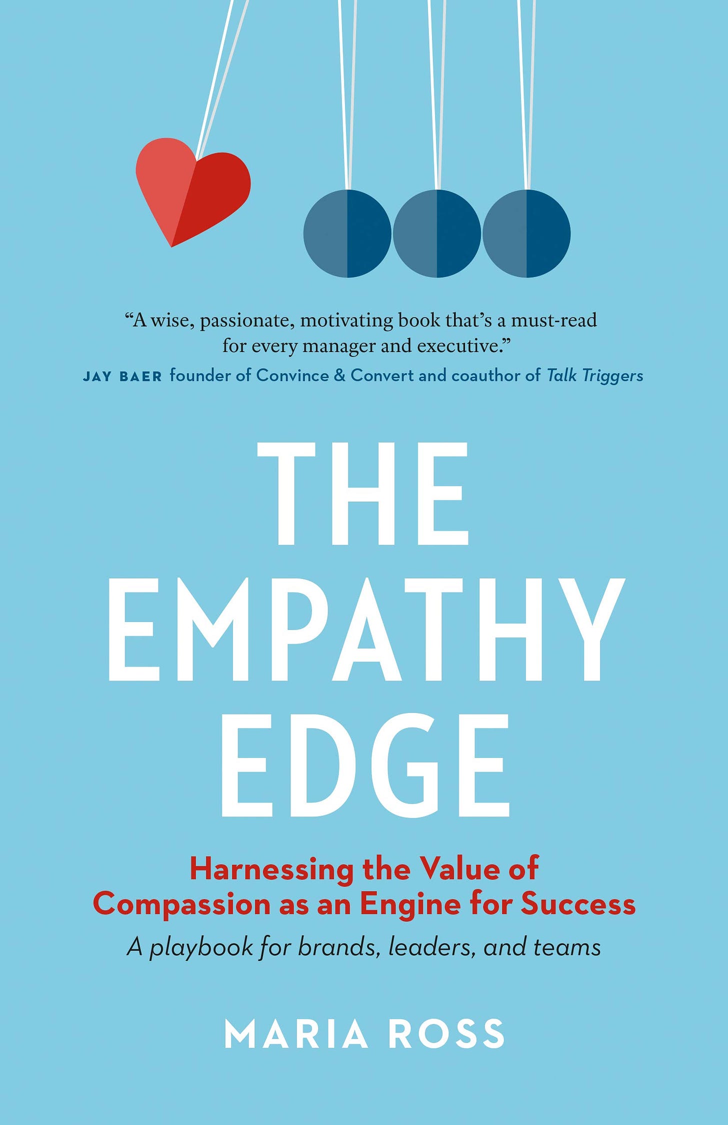 Book cover: The Empathy Edge by Maria Ross