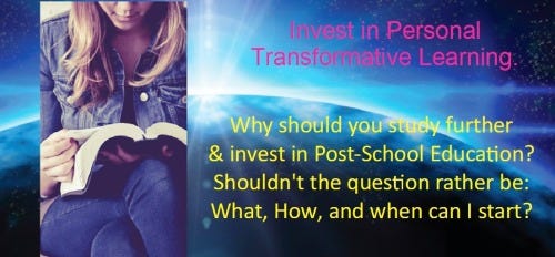 Why should you invest in Transfomative Learning, or Academic Coaching?