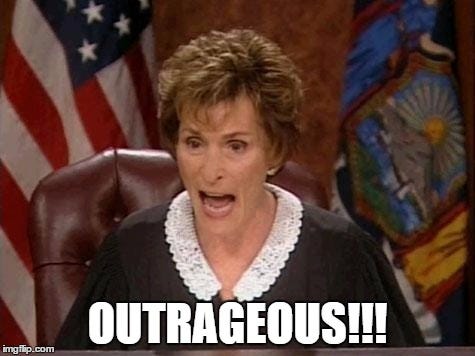 Judge Judy Outrageous - sound effects - meme soundboard - Voicy Network