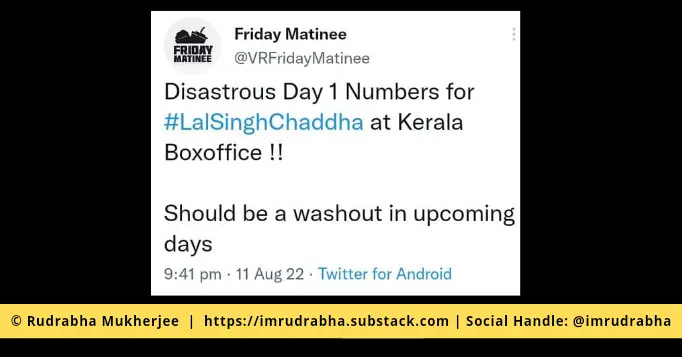 Laal Singh Chaddha flopped in Kerala Boxoffice