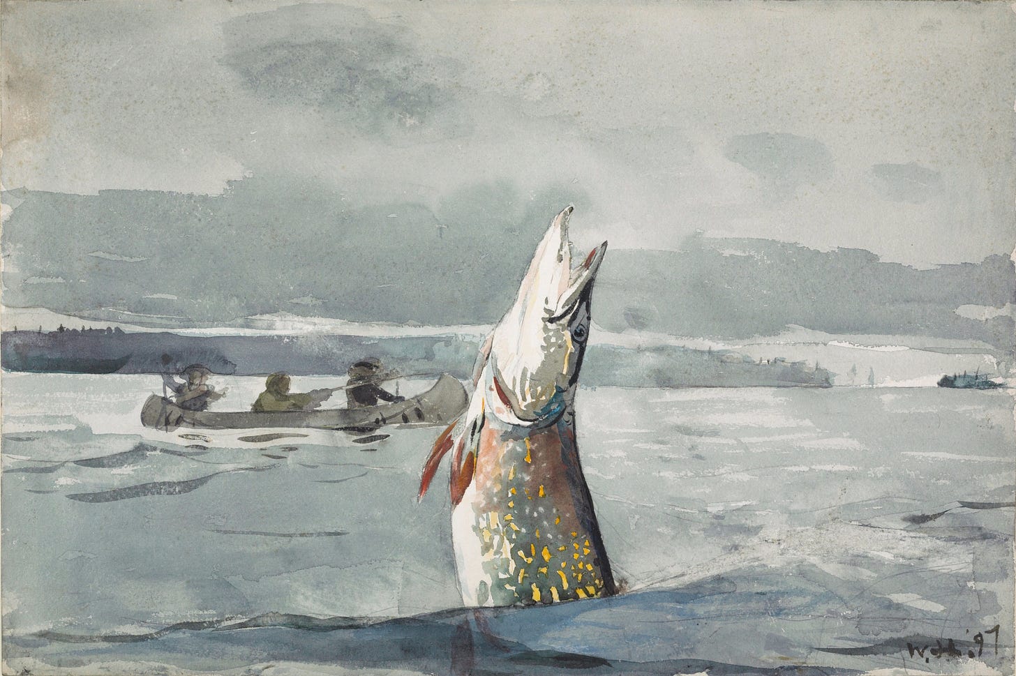 Pike, Lake St. John (Ouananiche Fishing) (1897)