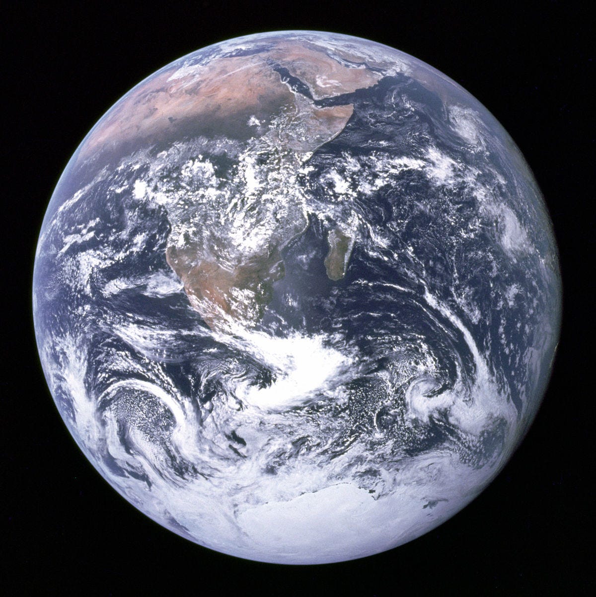 The Blue Marble, 1972. Photo via NASA.
