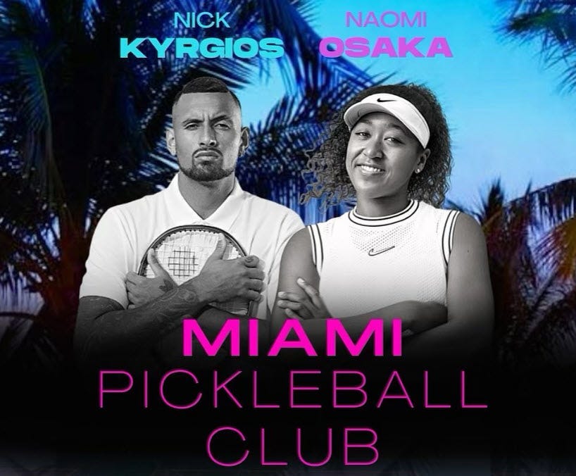 Miami Pickleball Club, Kyrgios & Osaka