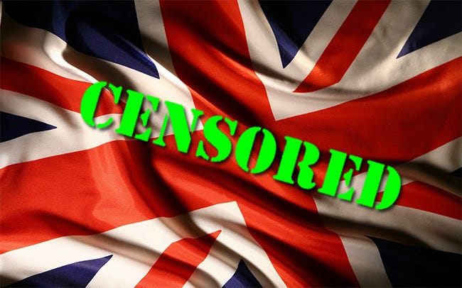 Reino Unido censura