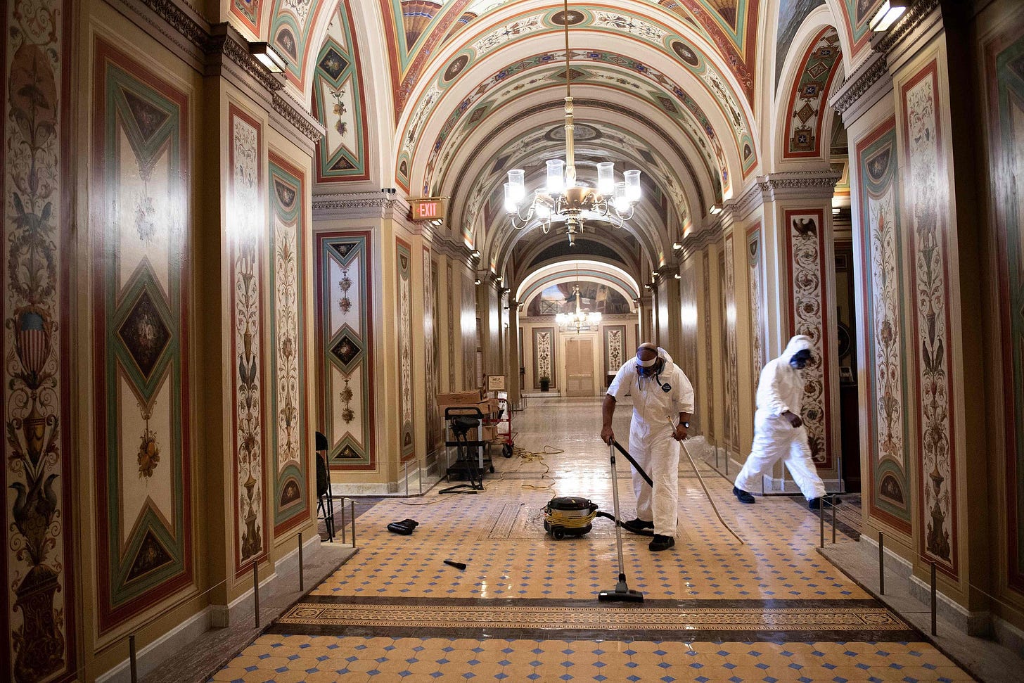 Photos: Damage inside the US Capitol
