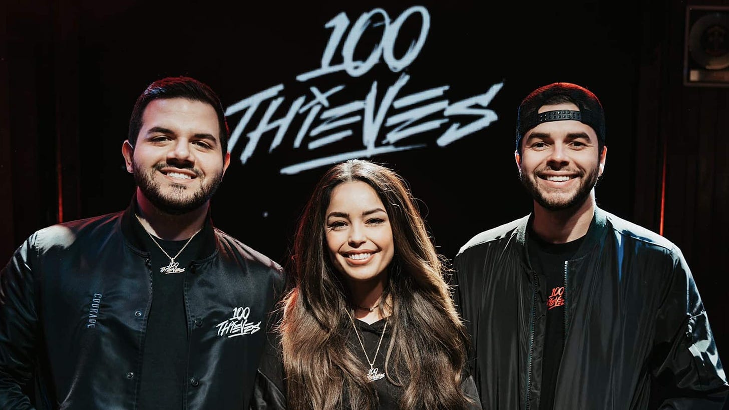 Valkyrae & CouRage become 100 Thieves co-owners alongside Nadeshot & Drake  - Dexerto