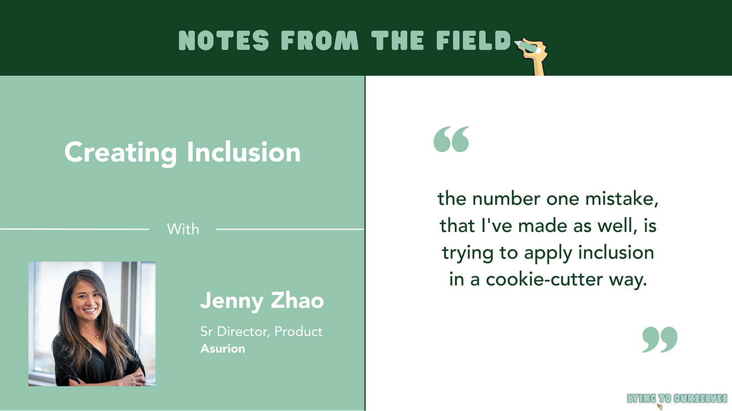 Creating Inclusion with Jenny Zhao