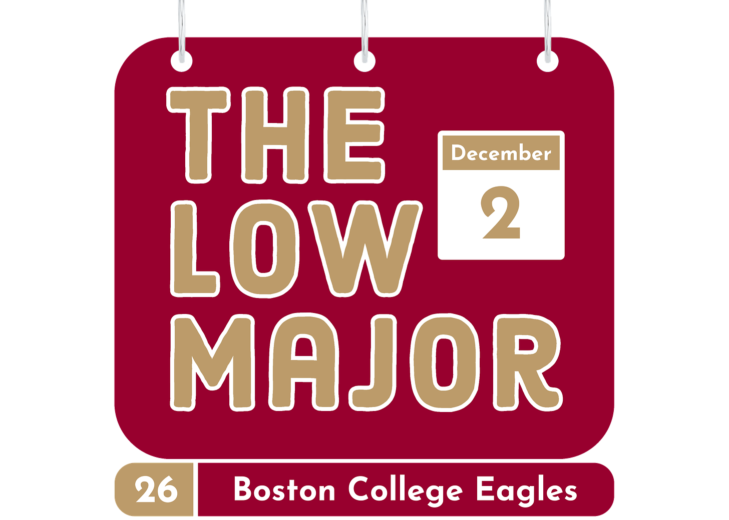 Name-a-Day Calendar Boston College logo