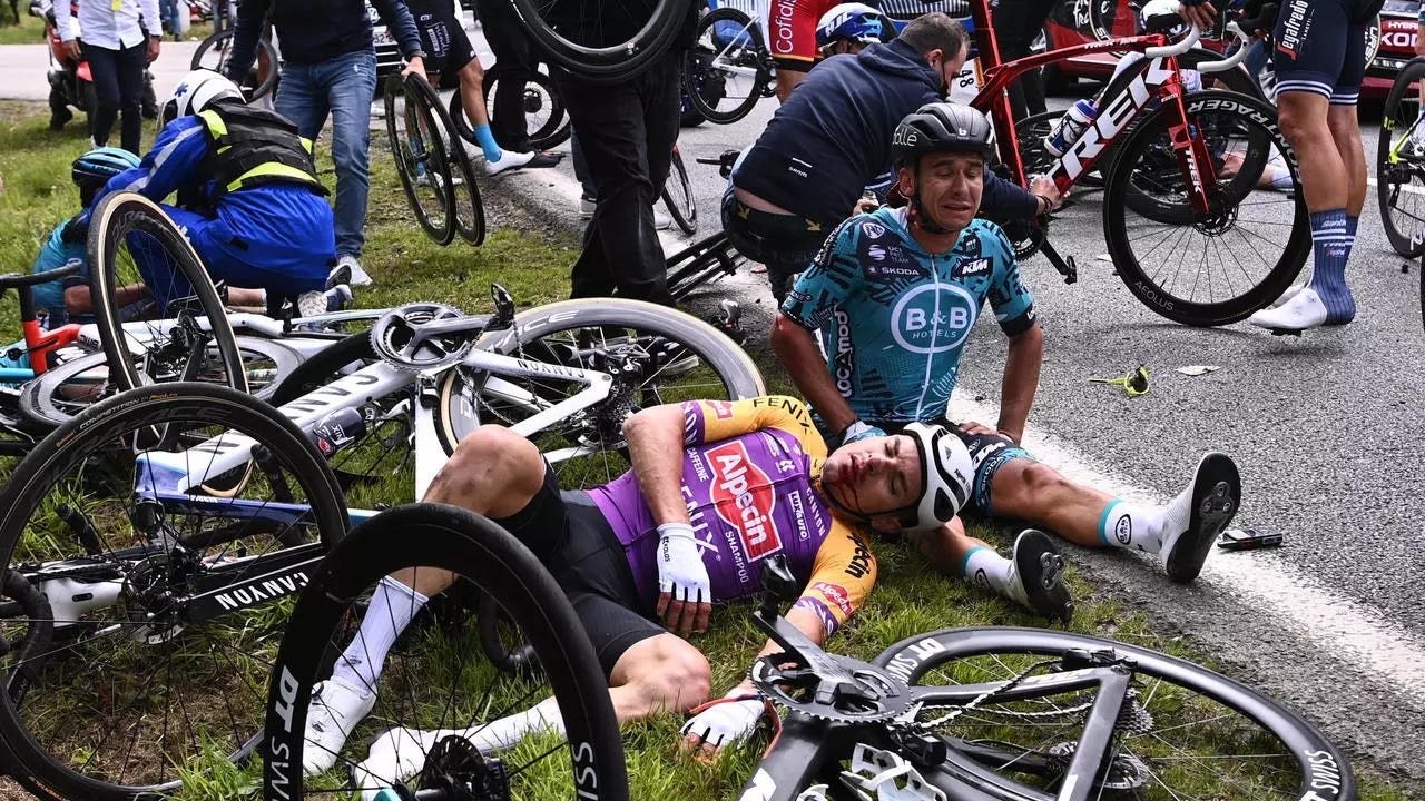 Tour de France organisers will sue the spectator who caused a spectacular crash