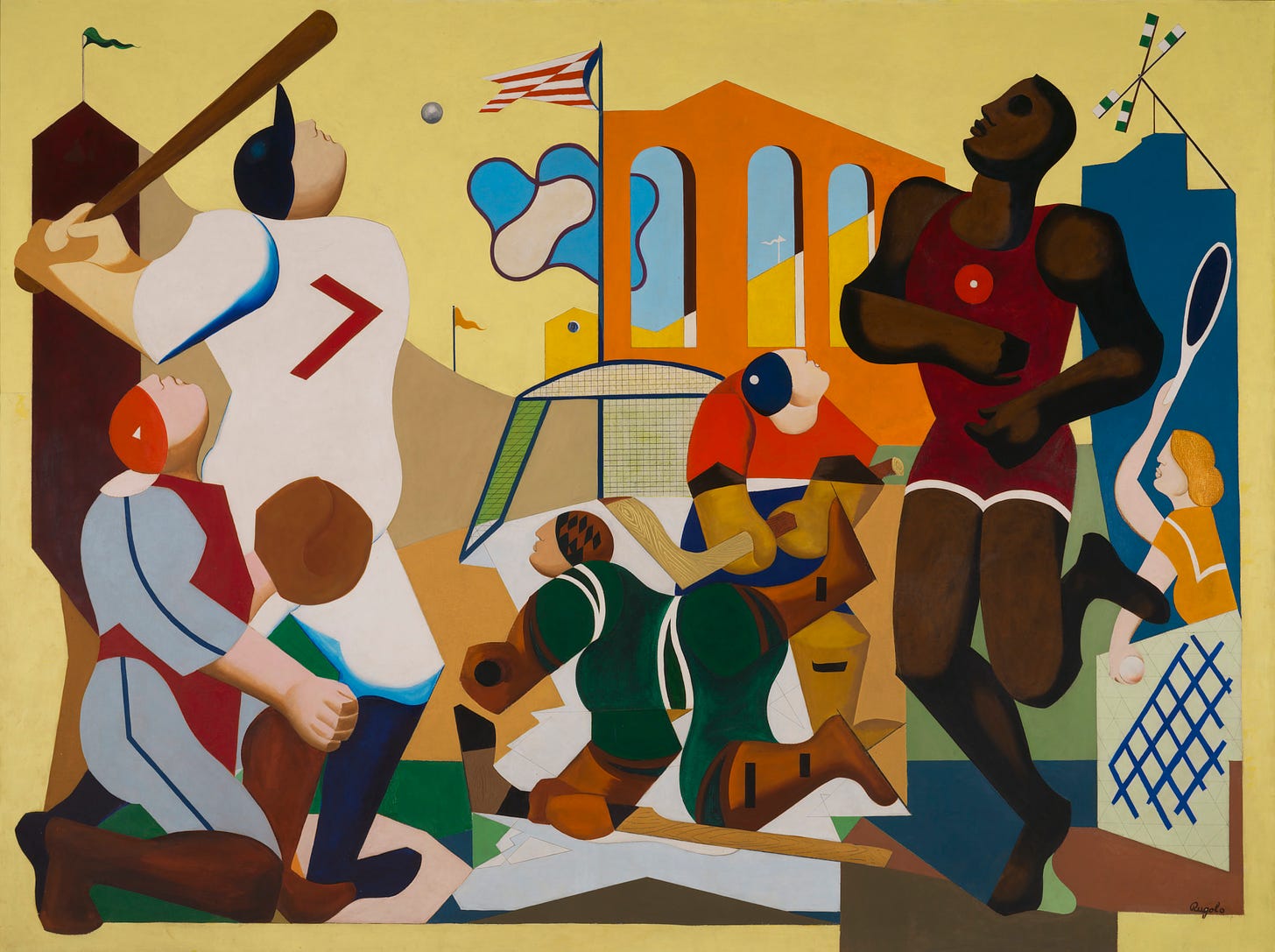 Mural of Sports | Smithsonian American Art Museum