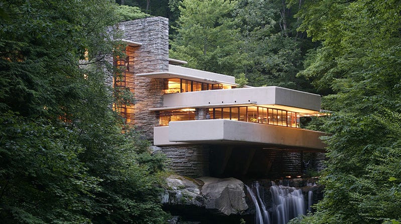 Fallingwater by Frank Lloyd Wright: Cantilevers of Amazement and Flaws. |  CCD Engineering Ltd