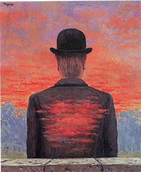 The poet recompensed, 1956 - Rene Magritte