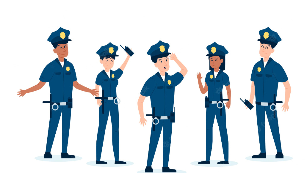 Policiers en uniforme