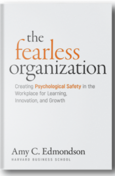 The Fearless Organization book