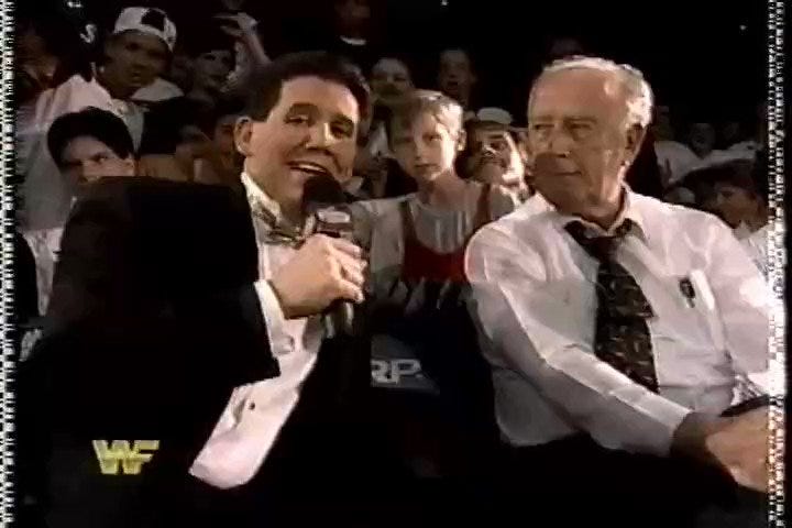 forever botchamania on Twitter: "live version of King of The Ring 1994:  before the main event, Todd Pettengill interviews William Schaefer and he  mentions the just-signed-with-WCW Hulk Hogan. the clearly thrilled WWF