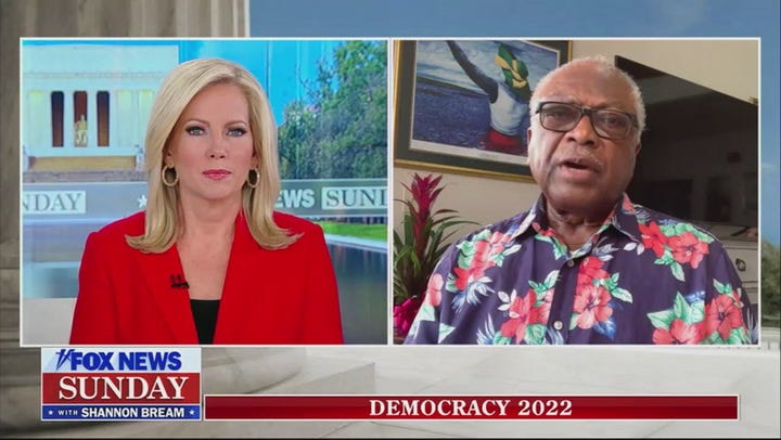 Rep. Clyburn: "Democracy will be ending" if Dems lose the midterms